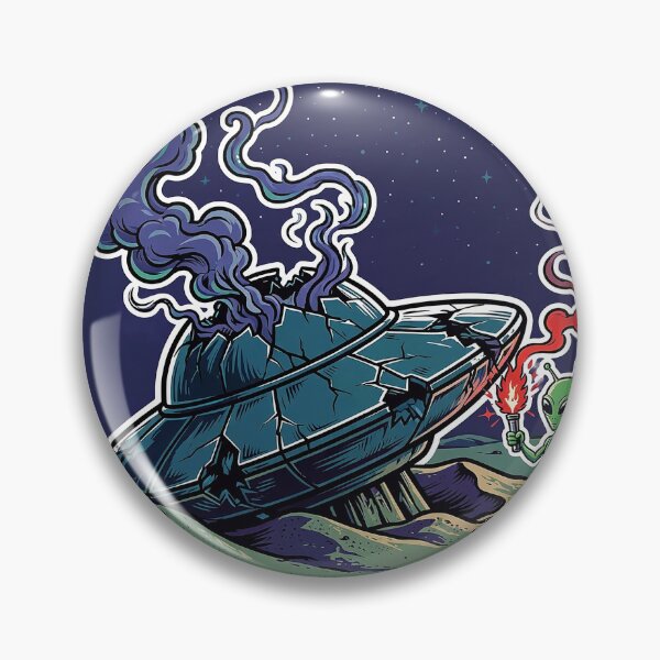 Artikelvorschau, Crashed Saucer Alien Art entworfen und verkauft von Gangster-Design.