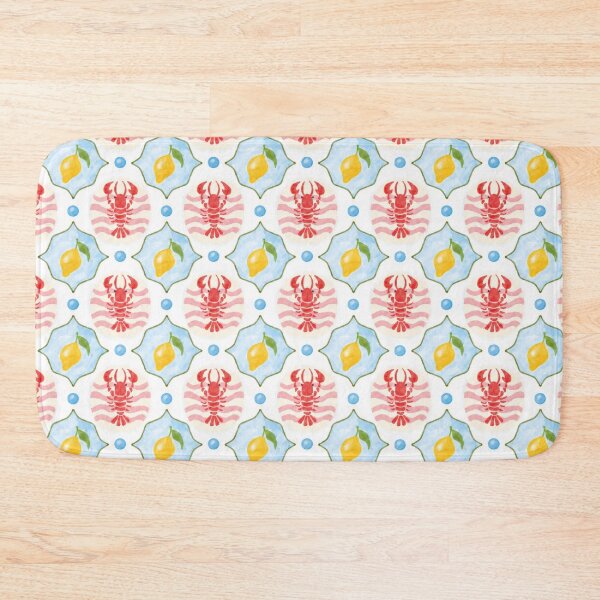 Item preview, Lobster and Lemon Pattern – Mediterranean Watercolor designed and sold by Love Pantone .