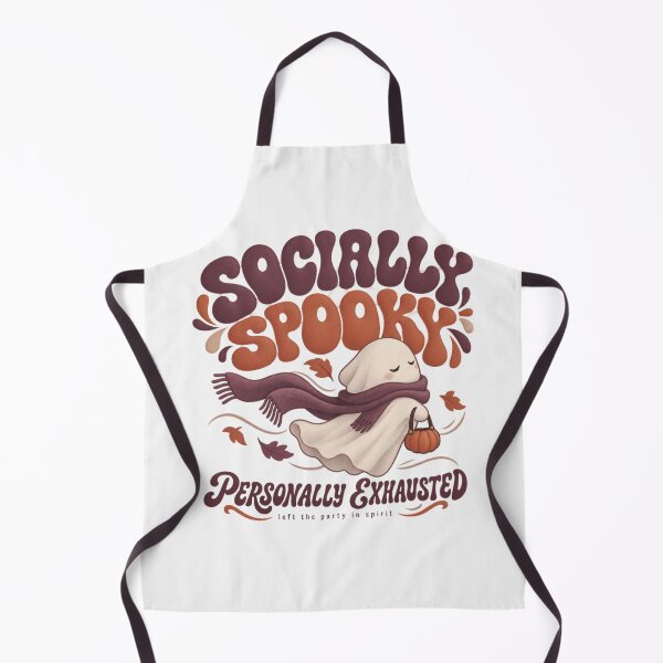 Item preview, Socially Spooky Personally Exhausted Funny Ghost  designed and sold by PhylonBoxx.