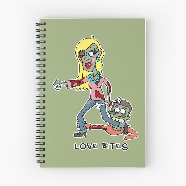 Item preview, Love Bites Sticker | Funny Zombie Couple Dark Humor designed and sold by MyxaART.