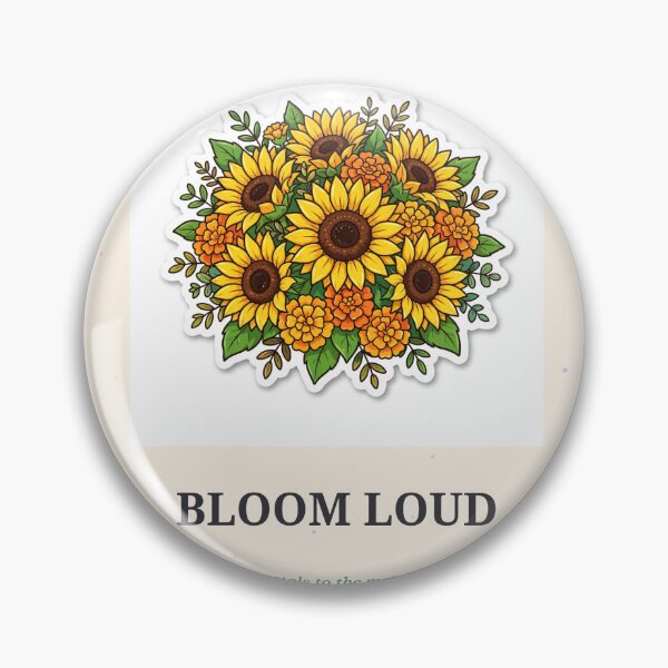 Item preview, Bloom Loud Colorful Sunflower Sticker designed and sold by MojoHill.
