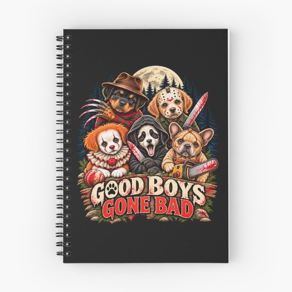 Item preview, Good Boys Gone Bad Horror Puppies Shirt designed and sold by GhostDawgs.