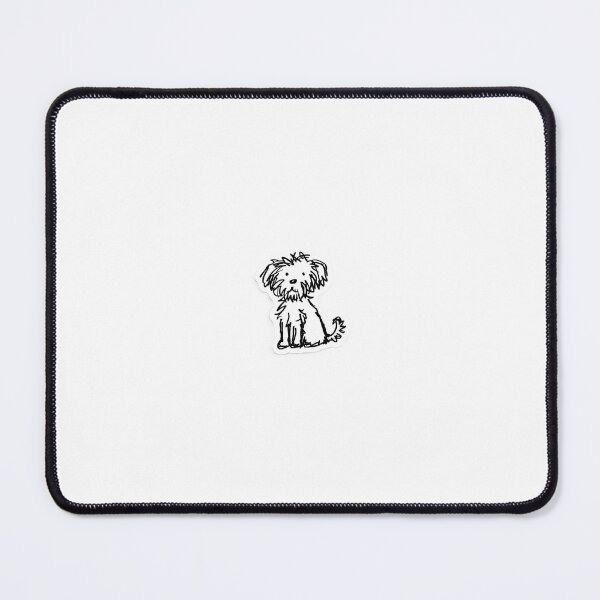 Item preview, Little Scruffy Dog Hand Drawn Sketch designed and sold by PICARDDIGITAL.