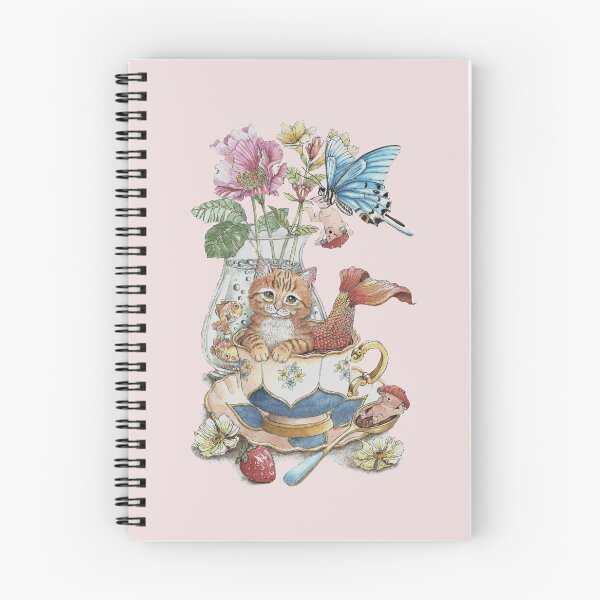 Item preview, Purr-maid in a Teacup | Whimsical Mermaid Cat designed and sold by ReaDillo.