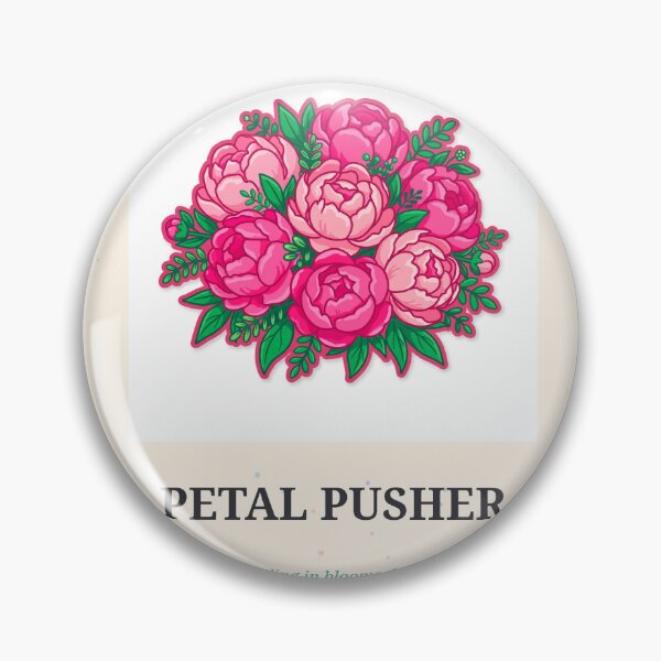 Item preview, Petal Pusher Colorful Peony Sticker designed and sold by MojoHill.