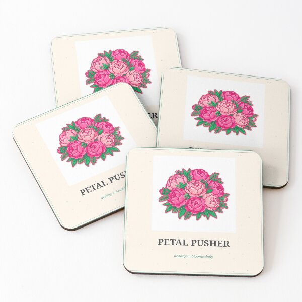 Item preview, Petal Pusher Colorful Peony Sticker designed and sold by MojoHill.