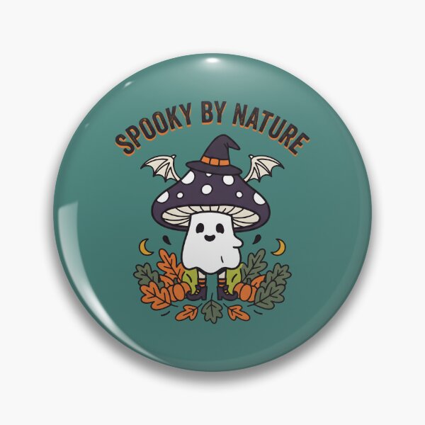 Item preview, Spooky By Nature - Cute Ghost Mushroom Halloween Cottagecore designed and sold by MyHappyArtShop.
