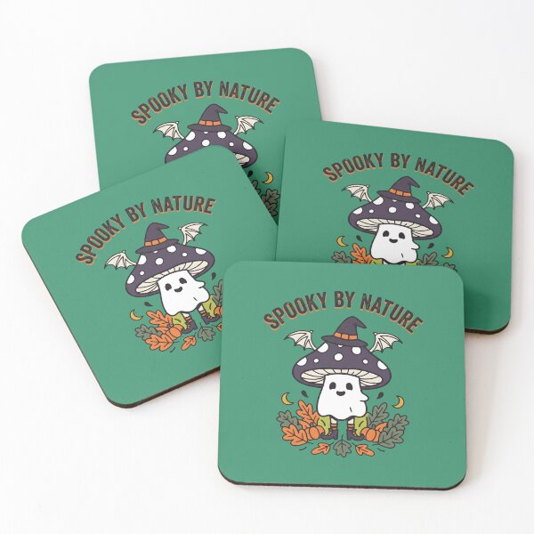 Item preview, Spooky By Nature - Cute Ghost Mushroom Halloween Cottagecore designed and sold by MyHappyArtShop.