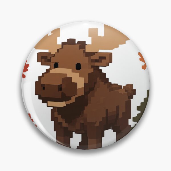 Item preview, Voxel Moose designed and sold by Sentient Cyborg Solutions.