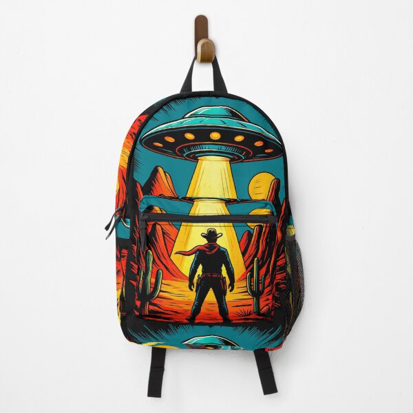 Item preview, Alien Encounter In The Desert Western Cowboy designed and sold by erozzz.
