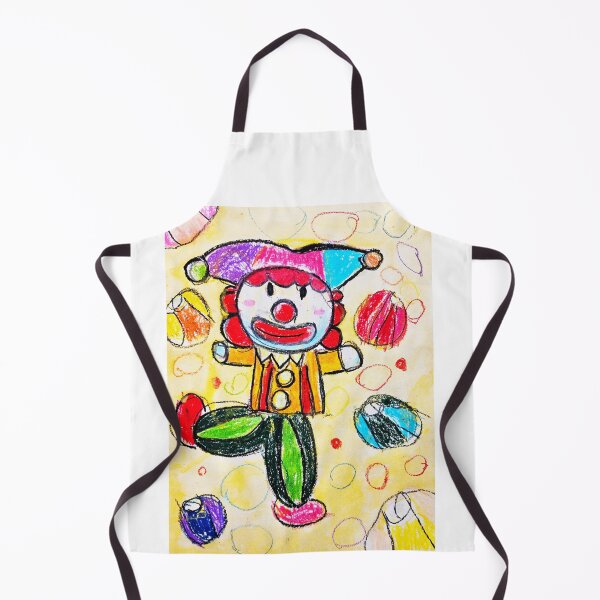 Item preview, Joyful Jester - Mini Artist & Parent Crayon Artwork designed and sold by TwoLinesArt.