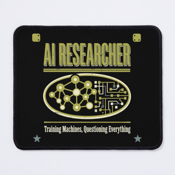 Item preview, AI Researcher Training Machines Questioning Everything Artificial Intelligence designed and sold by jeshands.