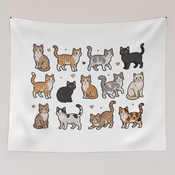 Item preview, Cute Cats Memes designed and sold by ArtDesignTp.