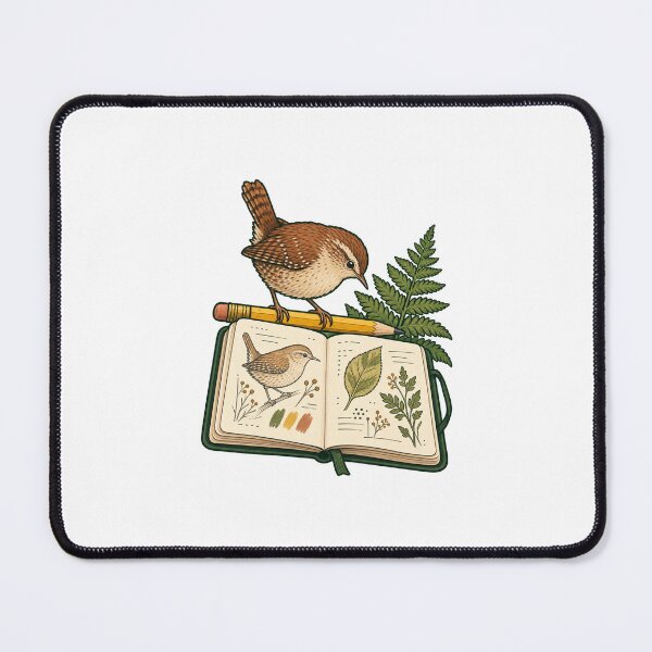 Item preview, Nature Journal Wren – Birdwatching Sketchbook designed and sold by Mateuszex2010.