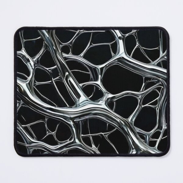 Item preview, Liquid Chrome Metal Web Cyberpunk Aesthetic designed and sold by Stone-T .