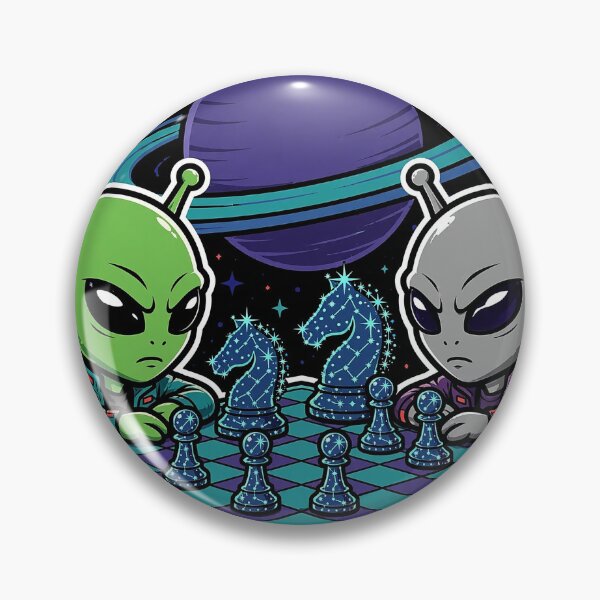 Item preview, Alien Chess Cosmic Art designed and sold by Gangster-Design.