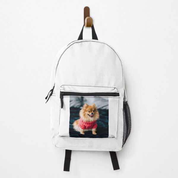 Item preview, Cute Pomeranian Dog Wearing Red Sweater designed and sold by VanGaldo.