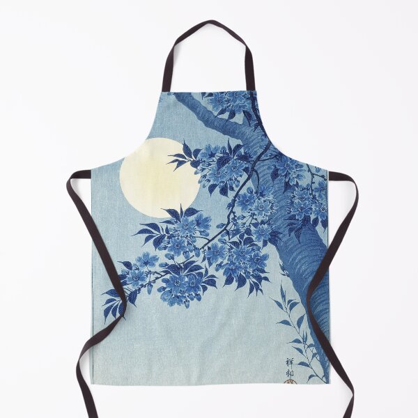Item preview, Blossoming Cherry on a Moonlit Night by Ohara Koson, circa 1932 designed and sold by Exhumed Archives.