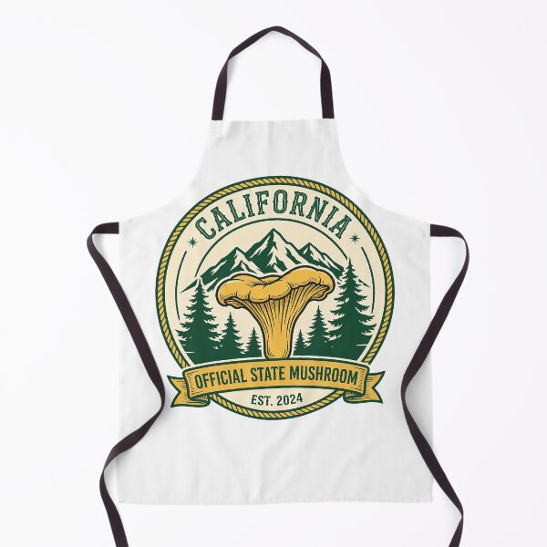 Item preview, California State Mushroom Seal — Golden Chanterelle Est. 2024 designed and sold by thestevebro.