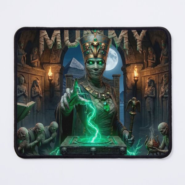 Item preview, Ancient Mummy Queen Magic Ritual - Egyptian Fantasy Art designed and sold by VALKYRAART53.