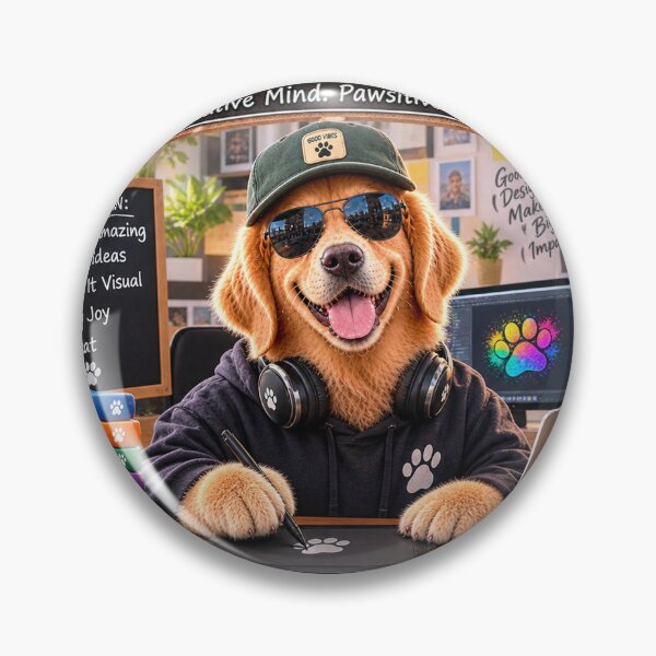 Item preview, Funny Graphic Designer Dog Shirt – PAW-FESSIONAL Creative Designer Gift designed and sold by TeeVibeHaus.