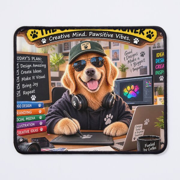 Item preview, Funny Graphic Designer Dog Shirt – PAW-FESSIONAL Creative Designer Gift designed and sold by TeeVibeHaus.