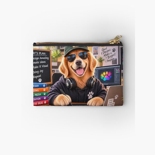 Item preview, Funny Graphic Designer Dog Shirt – PAW-FESSIONAL Creative Designer Gift designed and sold by TeeVibeHaus.