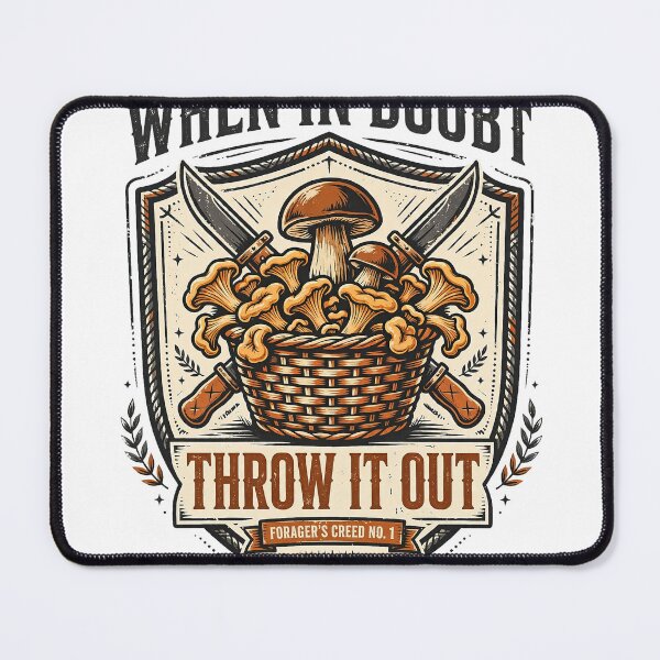 Item preview, When in Doubt Throw It Out — Forager's Creed No. 1 designed and sold by thestevebro.