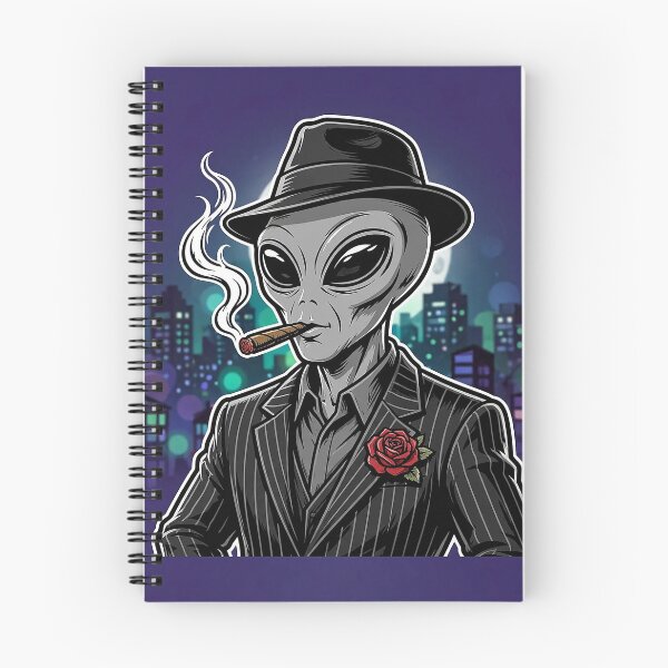 Item preview, Alien Mobster Cigar Rose Art designed and sold by Gangster-Design.