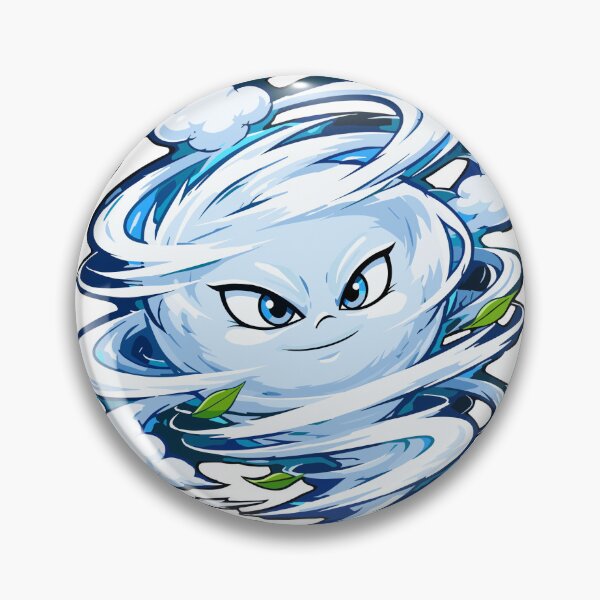 Item preview, Air Element Monster – Wind Spirit Cartoon Character designed and sold by Sklines Art | Mrz Danelli.