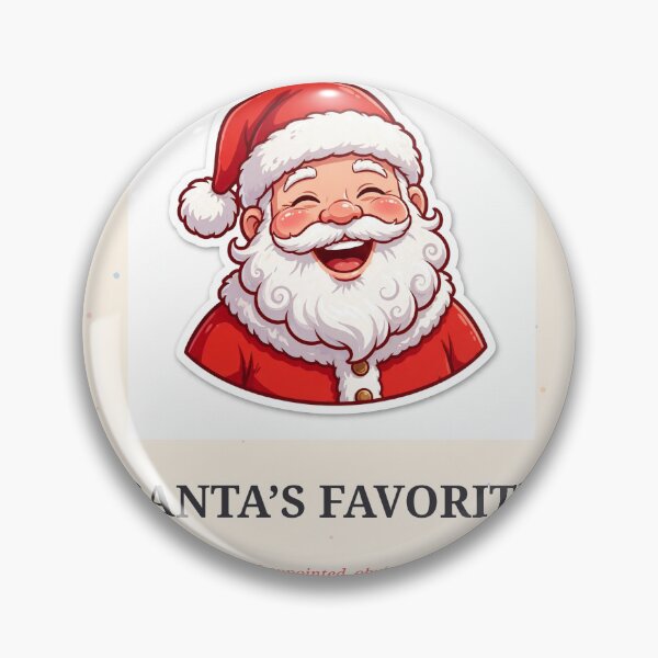 Item preview, Santa's Favorite Funny Colorful Christmas Sticker designed and sold by MojoHill.