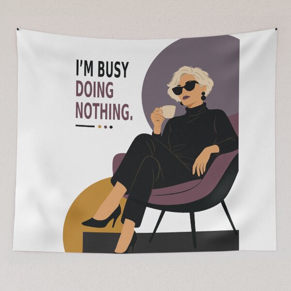 Item preview, Funny Woman Quote Print | Sassy Woman Art | Mid Century Modern Art | Gift for Women designed and sold by Studio pod Burom.
