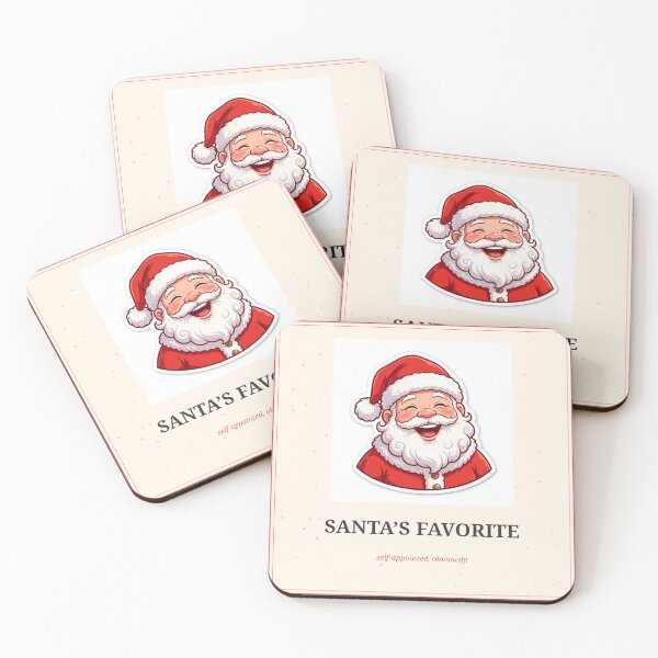 Item preview, Santa's Favorite Funny Colorful Christmas Sticker designed and sold by MojoHill.