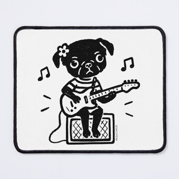 Item preview, Guitar Pug designed and sold by PickledjoArt.