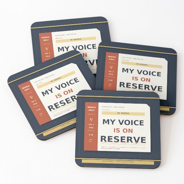 Item preview, My Voice Is On Reserve designed and sold by PhoenixTShirtz.