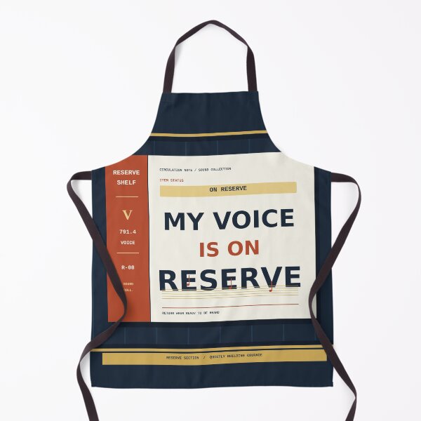 Item preview, My Voice Is On Reserve designed and sold by PhoenixTShirtz.