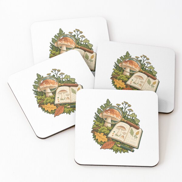 Item preview, Mushroom Field Journal – Nature Study Illustration designed and sold by Mateuszex2010.
