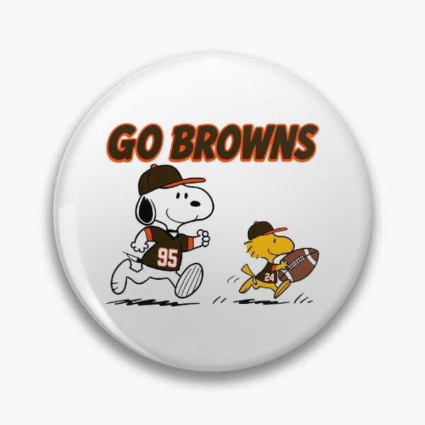 Item preview, Snoopy & Woodstock Cleveland Browns Football Retro F659 designed and sold by GLUVY-THEME.