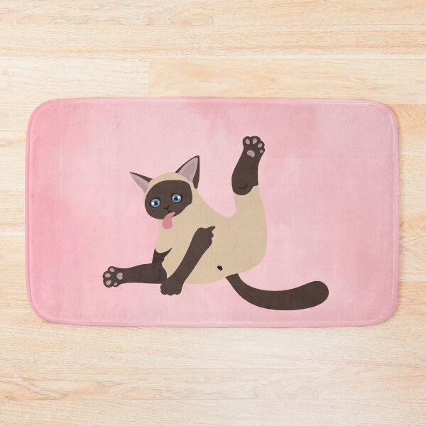 Item preview, Cute Siamese Cat Merry Christmas Holiday Art designed and sold by stormk10.