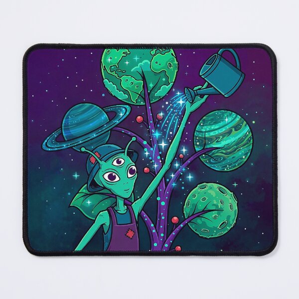 Item preview, Alien Gardener Planet Tree Art designed and sold by Gangster-Design.