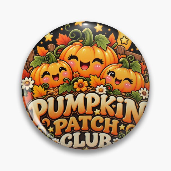 Item preview, Pumpkin Patch Club Halloween T-Shirt – Cute Kawaii Pumpkin Fall Design designed and sold by dressyside.