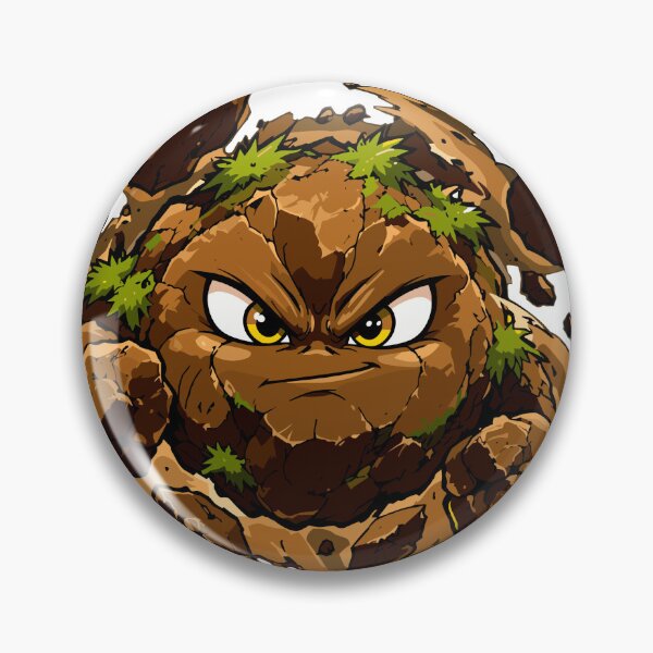 Item preview, Earth Element Monster – Rock & Nature Cartoon Character designed and sold by Sklines Art | Mrz Danelli.