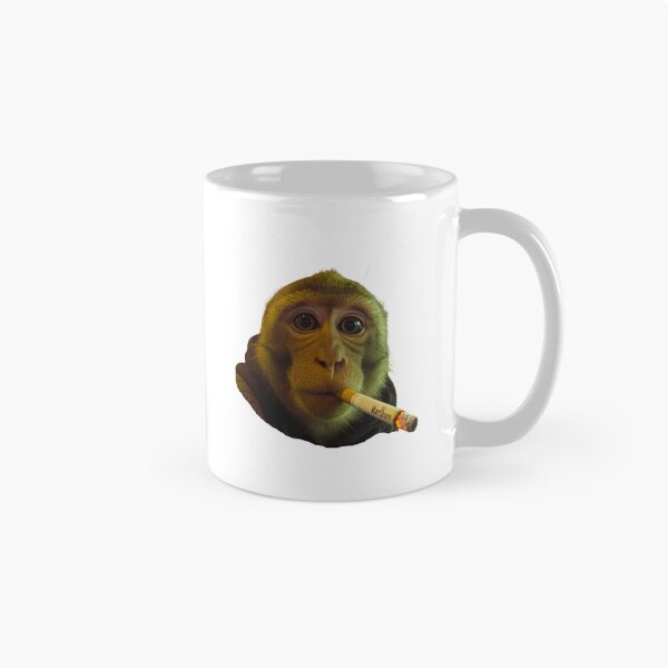 Item preview, Smoking Monkey Meme designed and sold by Colorful-Garden.