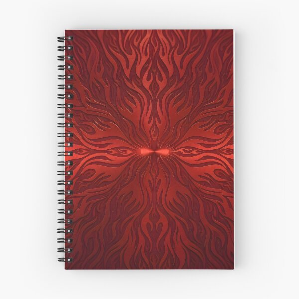 Item preview, Fiery Red Flames Abstract Embossed Metallic Flame Pattern designed and sold by Sybille-Yates.