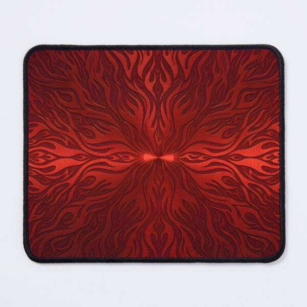 Item preview, Fiery Red Flames Abstract Embossed Metallic Flame Pattern designed and sold by Sybille-Yates.