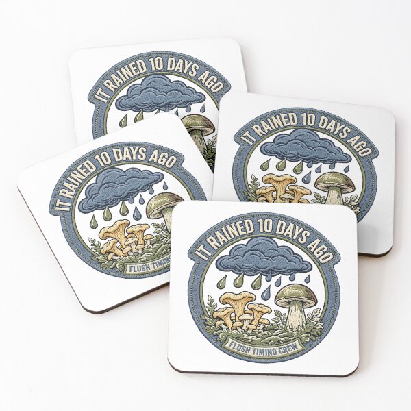 Item preview, It Rained 10 Days Ago — Flush Timing Crew Badge designed and sold by thestevebro.