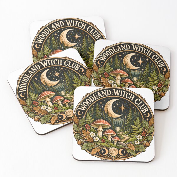 Item preview, Vintage Woodland Witch Club designed and sold by MysticCanvasAi.