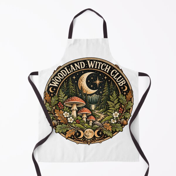 Item preview, Vintage Woodland Witch Club designed and sold by MysticCanvasAi.
