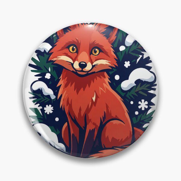 Item preview, Winter Fox in Snowy Pines - Woodland Wildlife Tee designed and sold by KERK Art and Design.
