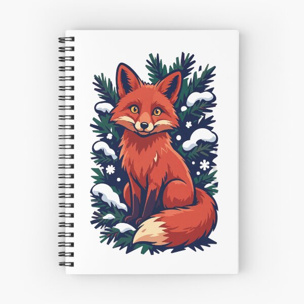 Item preview, Winter Fox in Snowy Pines - Woodland Wildlife Tee designed and sold by KERK Art and Design.